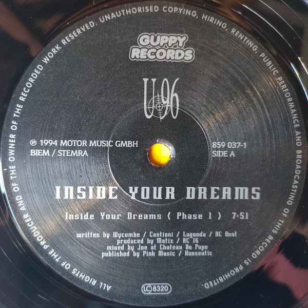 U96 - Inside Your Dreams | Guppy (859 037-1) - 3
