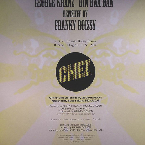 George Kranz - Din Daa Daa | Chez Music (CHEZ-045) - 2