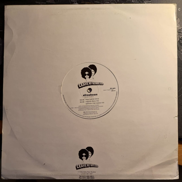 Spencer Mccallum - Afrosheen | Viceroy Records Ltd. (01712841155) - main