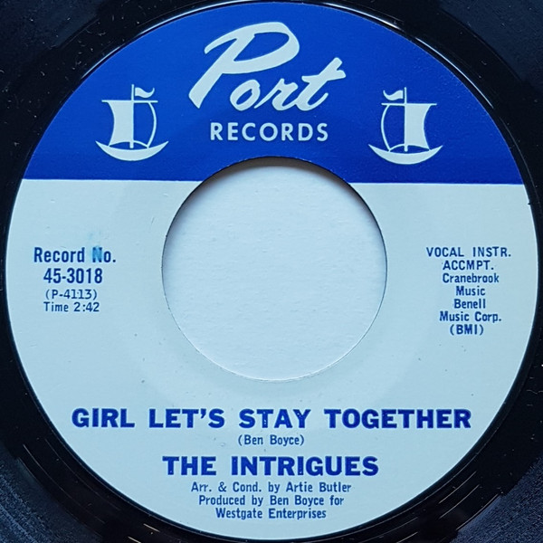 The Intrigues - Don't Refuse My Love | Port Records (45-3018) - 2