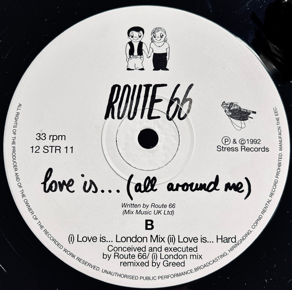 Route 66 - Love Is... (All Around Me)... | Stress Records (12 STR 11) - 4 Route 66 - Love Is... (All Around Me)... | Stress Records (12 STR 11) - 4
