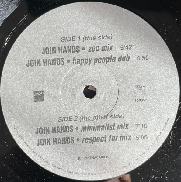 Laurent Garnier - Join Hands Remixes | Fnac Music Dance Division (590052) - 4