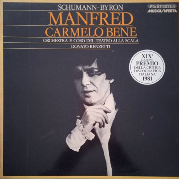 Carmelo Bene - Manfred | Fonit Cetra (LMA 3004) - 3