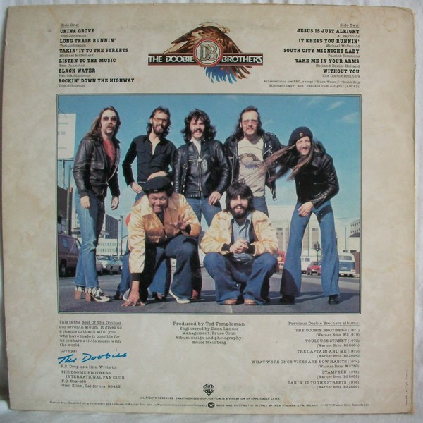 The Doobie Brothers - Best Of The Doobies | Warner Bros. Records (W 56308) - main The Doobie Brothers - Best Of The Doobies | Warner Bros. Records (W 56308) - main