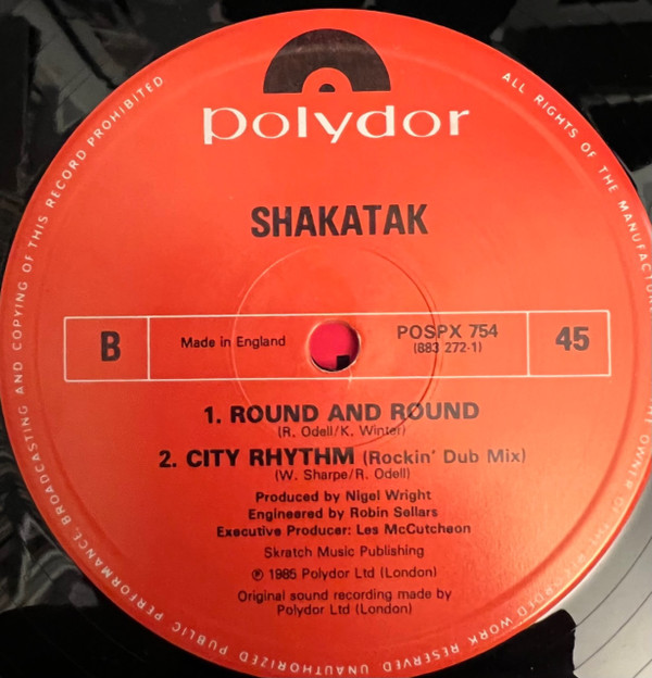 Shakatak - City Rhythm (Full Length Version) | Polydor (POSPX 754) - 3