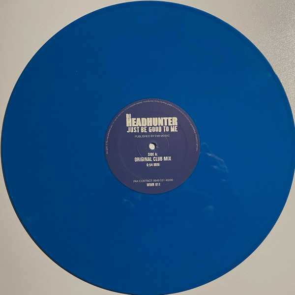 DJ Headhunter - Just Be Good To Me | Waterworld (WWR 011) - main