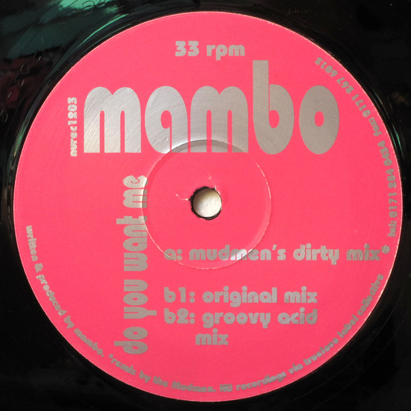 Mambo - Do You Want Me | NU recordings (nurec1203)