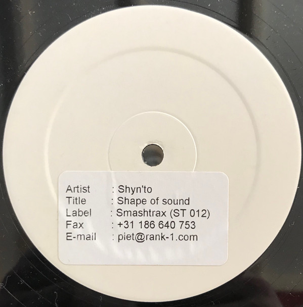 Shyn'to - Shape Of Sound | Smash Trax (ST 012)