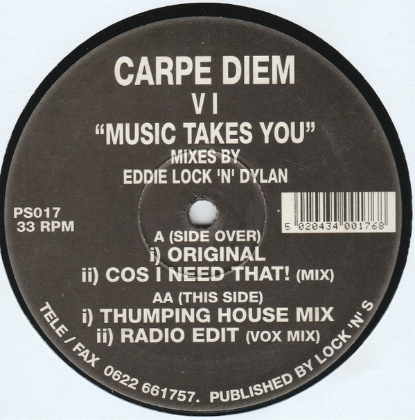 Carpe Diem - VI - Music Takes You | Plastic Surgery (PS017)