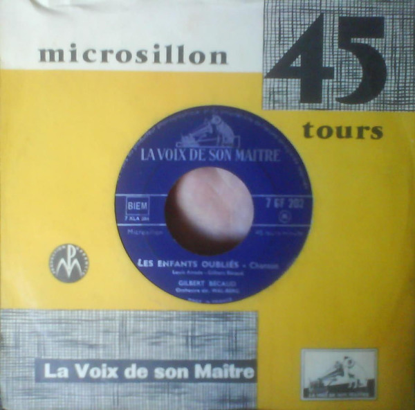 Gilbert Bécaud - Les Enfants Oubliés | La Voix De Son Maître (7 GF 202) - 3