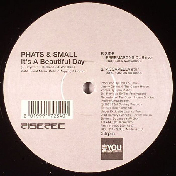 Phats & Small - It's A Beautiful Day | Rise (RISE 314)