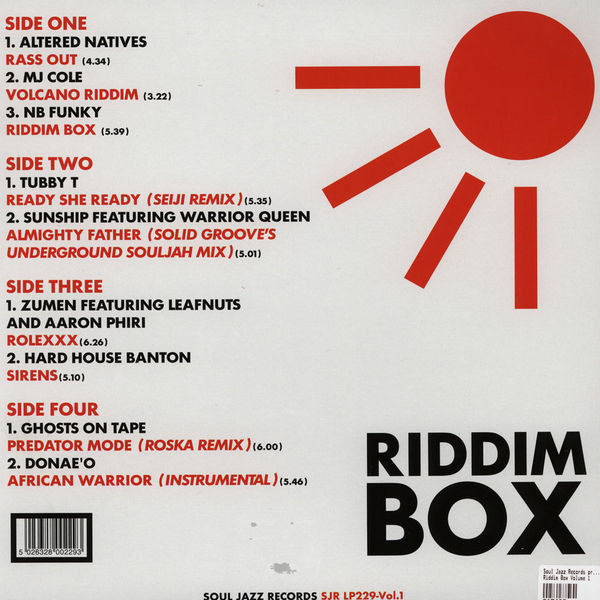 Various - Riddim Box Volume One | Soul Jazz Records (SJR LP229-Vol.1) - 2