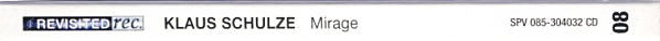 Klaus Schulze - Mirage | Revisited Rec. (REV 001) - 4
