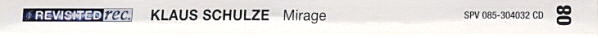 Klaus Schulze - Mirage | Revisited Rec. (REV 001) - 3