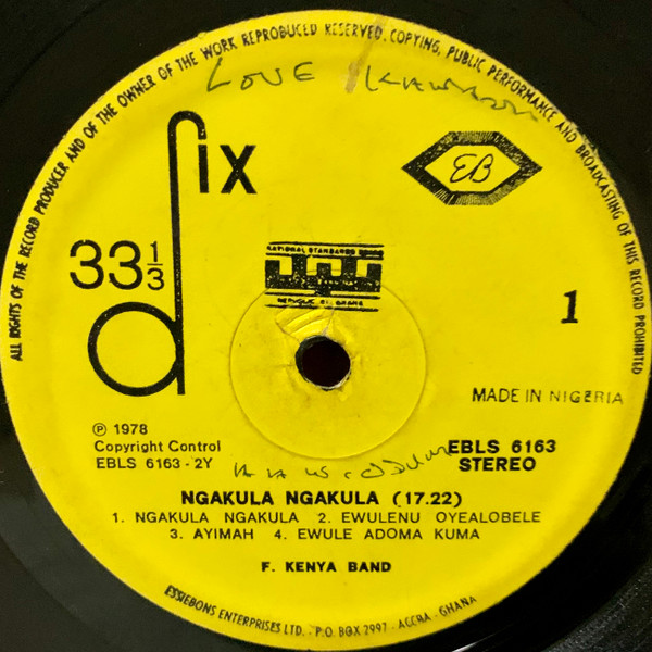 F. Kenya - Ngakula Ngakula | Essiebons (EBLS 6163) - 3