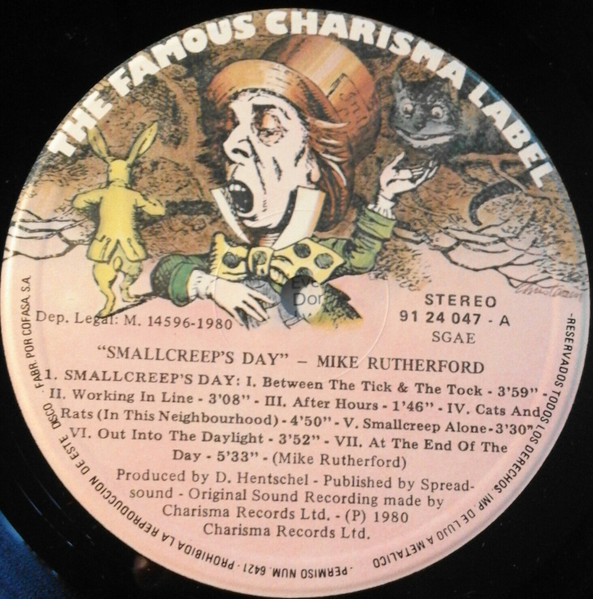 Mike Rutherford - Smallcreep's Day | Charisma (91 24 047) - 4