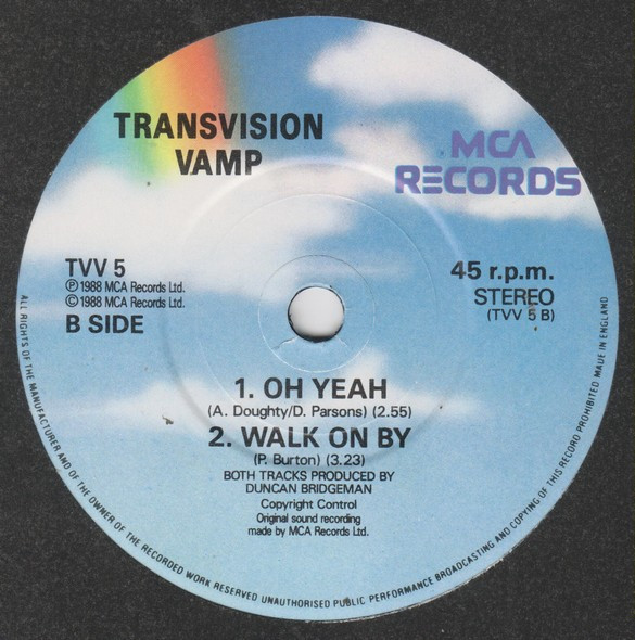 Transvision Vamp - Sister Moon | MCA Records (TVV 5) - 4