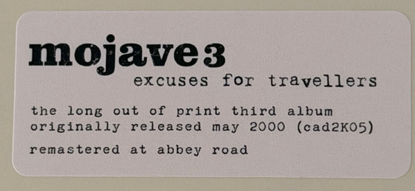 Mojave 3 - Excuses For Travellers | 4AD (4AD0828LP) - 3 Mojave 3 - Excuses For Travellers | 4AD (4AD0828LP) - 3