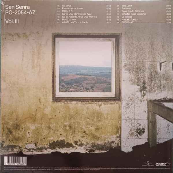 Sen Senra - PO2054AZ Vol. III | Universal Music Group (0602478220029) - 2