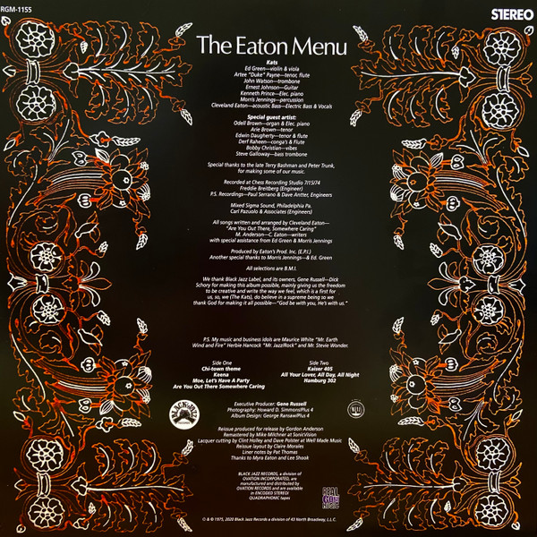 Cleveland Eaton - Plenty Good Eaton | Black Jazz Records (RGM-1155) - 3