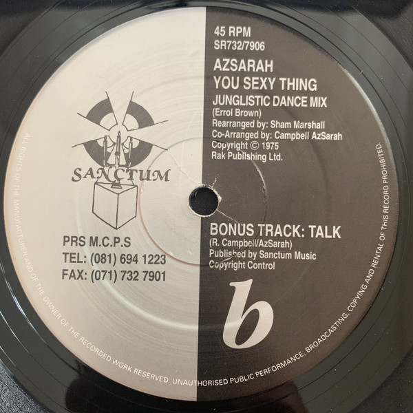 Azsarah - You Sexy Thing | Sanctum (SR732/7906) - 2