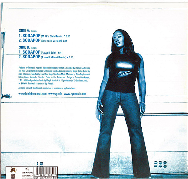 Lutricia McNeal - Sodapop | Arcade (ARC 1040-12)