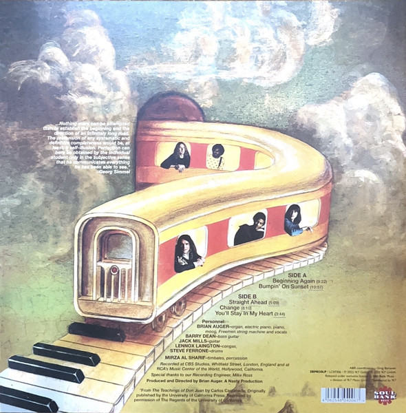 Brian Auger's Oblivion Express - Straight Ahead | Soul Bank Music (SBM020LP) - 2