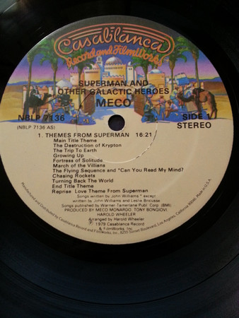 Meco - Superman And Other Galactic Heroes | Casablanca (NBLP 7136) - 3