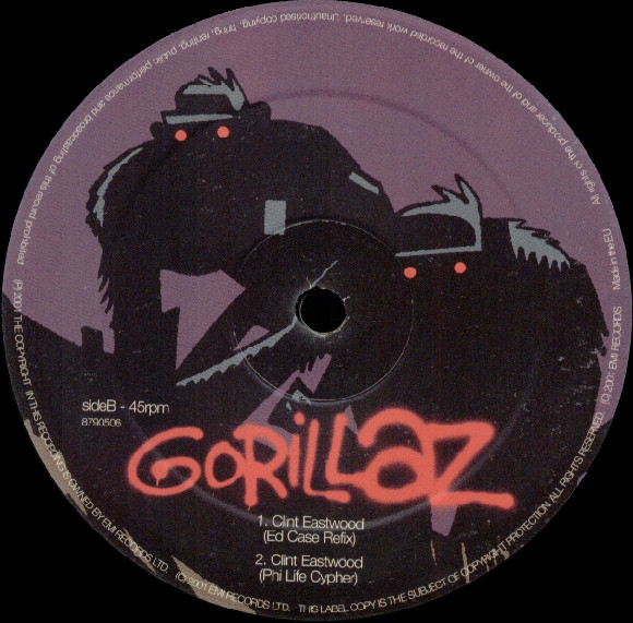 Gorillaz - Clint Eastwood | Parlophone (12R 6552) - 6