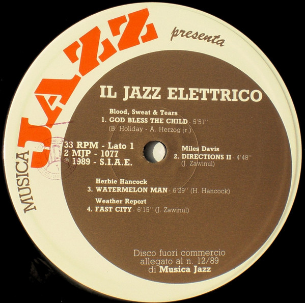 Various - Il Jazz Elettrico | Musica Jazz (2MJP 1077) - 3
