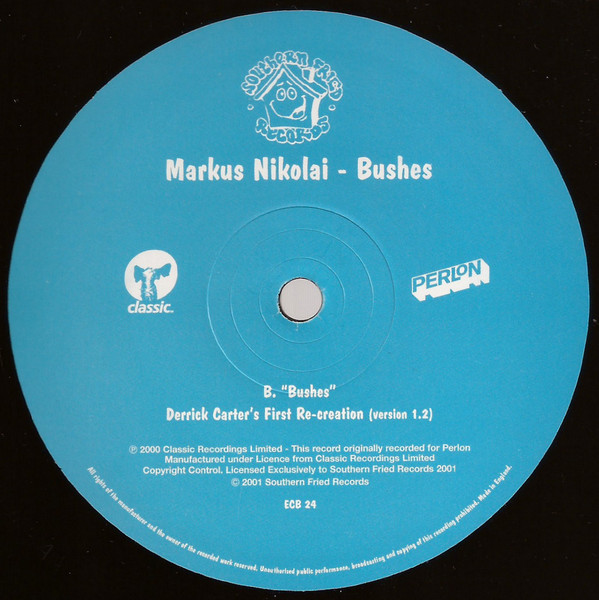 Markus Nikolai - Bushes | Southern Fried Records (ECB 24) - 4