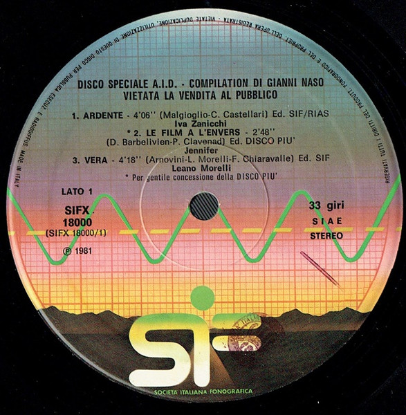 Various - Special Disco A.I.D. | Società Italiana Fonografica (SIFX 18000)