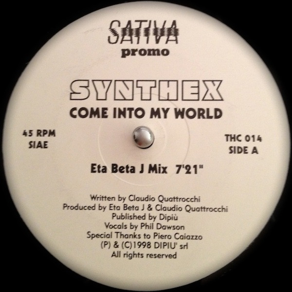 Synthex - Come Into My World | Sativa (THC 014)