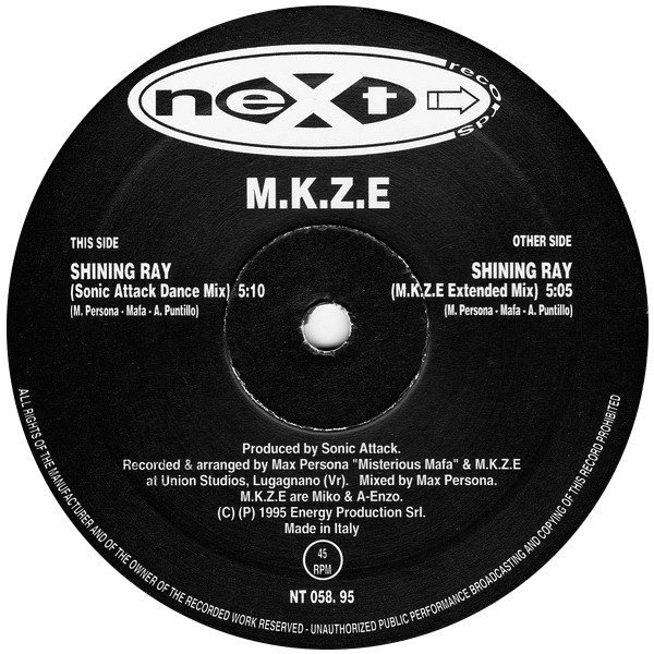 M.K.Z.E. - Shining Ray | Next Records (NT 058.95)