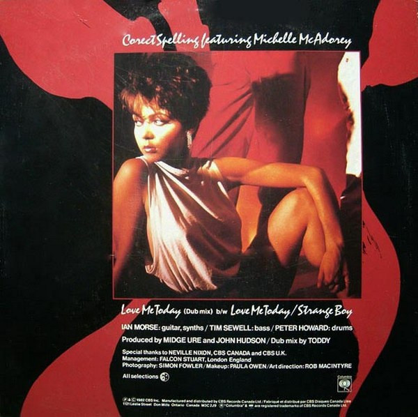 Corect Spelling - Love Me Today | Columbia (12CXP-8527) - 2