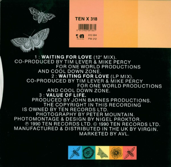 Cool Down Zone - Waiting For Love | 10 Records (TEN X 318) - 2