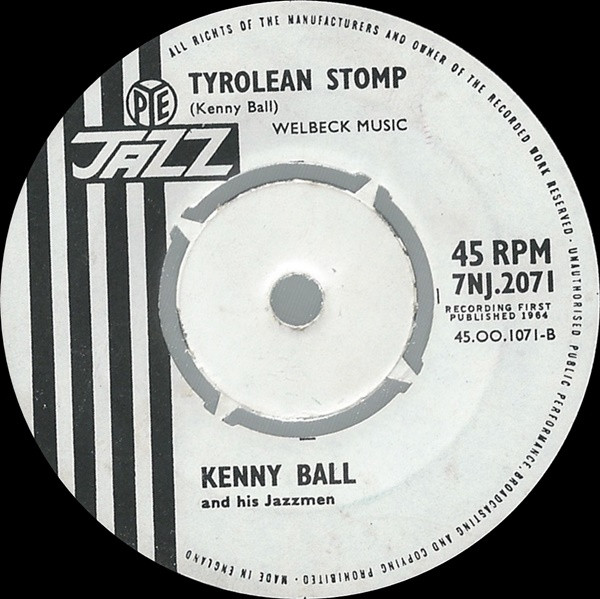 Kenny Ball And His Jazzmen - Hello Dolly | Pye Jazz (7NJ.2071) - 2