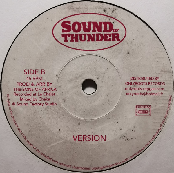Nadia Harris Mcanuff & The Sons Of Africa - Peace Begins Within | Sound Of Thunder (SOT004) - 2