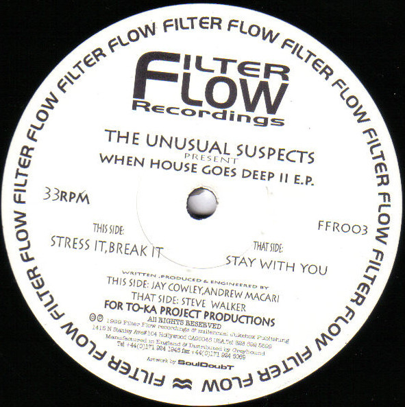 The Unusual Suspects - When House Goes Deep II E.P. | Filter Flow Recordings (FFR003) - main