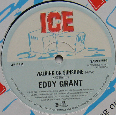 Eddy Grant - Walking On Sunshine (XXX Remix) | ICE (SAM00559)