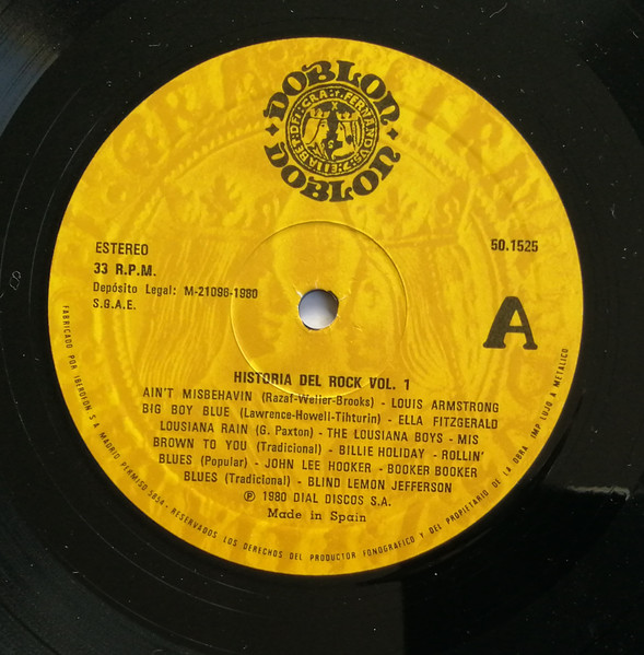 Various - Historia Del Jazz & Blues | Doblon (50.1525) - 3