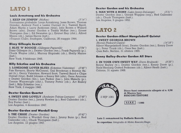 Dexter Gordon - Dexter Gordon | Musica Jazz (2 MJP 1081) - 3
