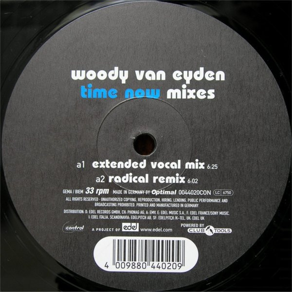 Woody van Eyden - Time Now (Mixes) | Control (0044020CON) - 2