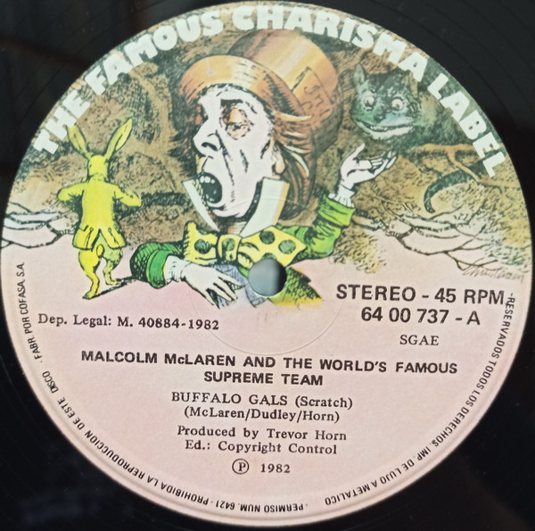 Malcolm McLaren And World's Famous Supreme Team - Buffalo Gals - Special Stereo Scratch Mix | Charisma (64 00 737 / 64 00 732) - 3