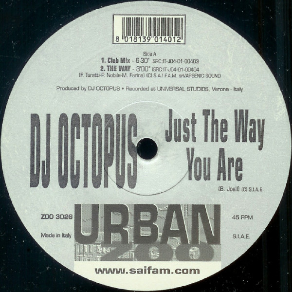 DJ Octopus - Just The Way You Are | Urban Zoo (ZOO 3026)