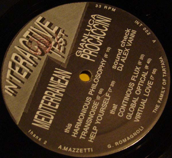 Gianluca Procaccini - Mediterranean | Interactive Test (INT 002) - main Gianluca Procaccini - Mediterranean | Interactive Test (INT 002) - main