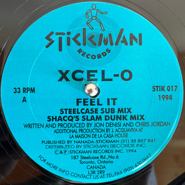 Xcel-O - Feel It | Stickman Records (STIK 017)
