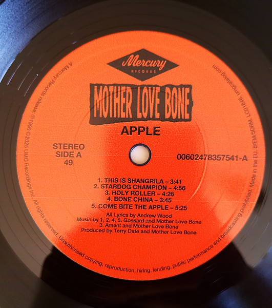 Mother Love Bone - Apple [Vinyl] | Mercury (00602478357541) - 4