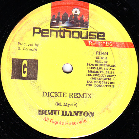 Buju Banton / Nadine Sutherland & Buju Banton - Dickie Remix / Wicked Dickie | Penthouse Records (PH-84)