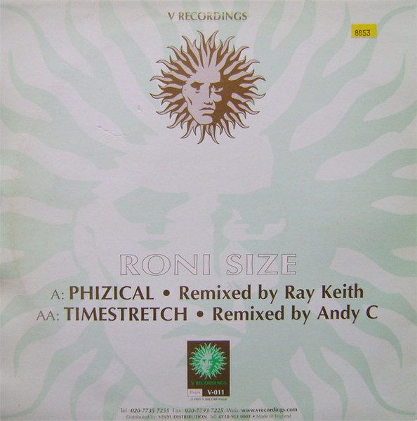 Roni Size - Phizical / Timestretch (Remixes) | V Recordings (V-011) - 2